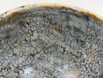 Ciotola — blu e colature crema — Dettaglio dello smalto, 8.