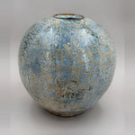 Vase — Hellblau und Ockerlinien — Gesamtansicht, 2.