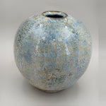 Vase — Hellblau und Ockerlinien — Gesamtansicht, 3.