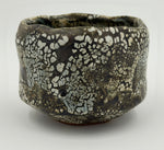 Chawan nero bruno con isole crema — Veduta completa, 3.