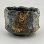 Chawan blu grigio con zone ocra — Veduta completa, 2.