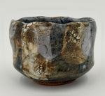 Chawan blu grigio con zone ocra — Veduta completa, 4.
