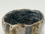 Chawan blu grigio con zone ocra — Veduta dell’interno, 5.