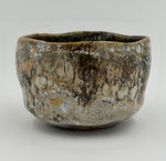 Chawan bruno con segni chiari — Veduta completa, 2.