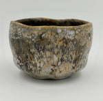 Chawan bruno con segni chiari — Veduta completa, 3.