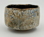 Chawan crema con trama ocra — Veduta completa, 4.