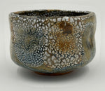 Chawan scuro con isole bianche — Veduta completa, 6.